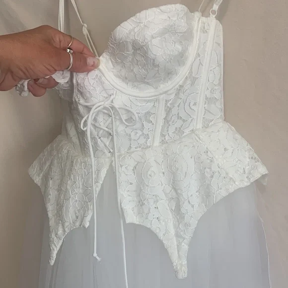Free people For Love & Lemons Wedding dress extra small - Picture 8 of 11
